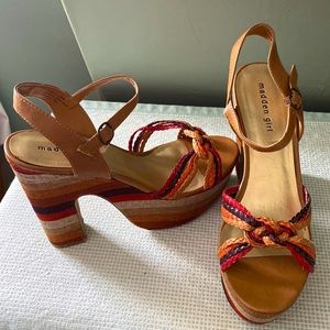 Madden Girl Rolliee Platform Pump sandals